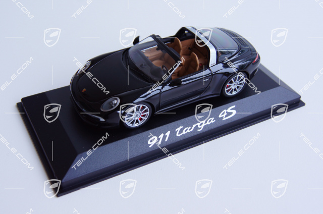 TEILE.COM | Porsche 911 (991) Targa 4S, black, 1:43 / new / Accessories ...