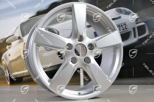 19-inch Cayman S wheel set, 8J x 19 x ET 57 + 9,5J x 19 x ET 45