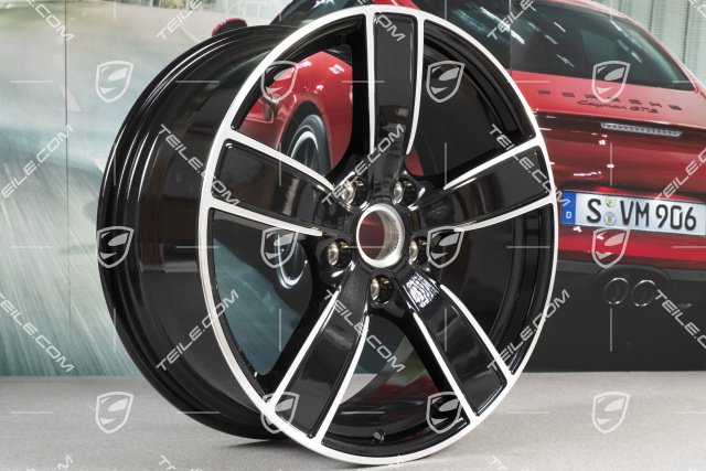 20-inch wheel Carrera Sport, 8,5J x 20 ET49, Jet Black Metallic