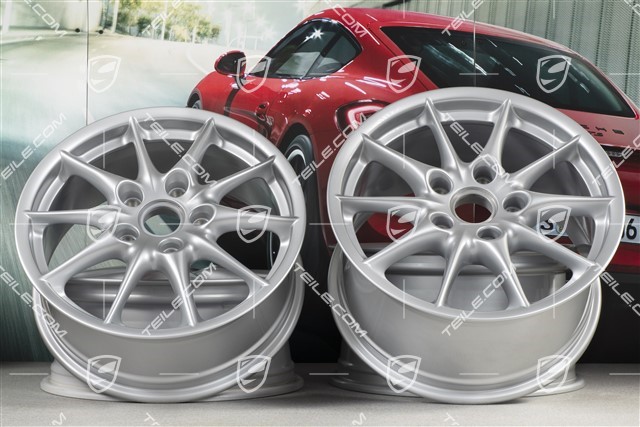 17-inch Carrera II wheel set mod. 2002, 7J x 17 ET50 + 9J x 17 ET55