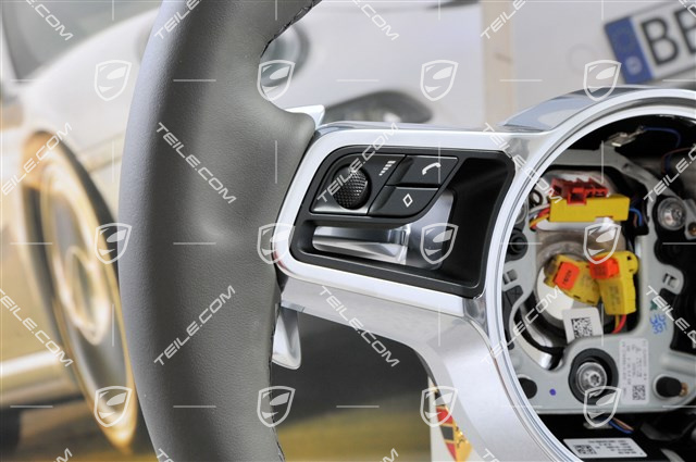 Steering wheel, multi-function, Agate Grey