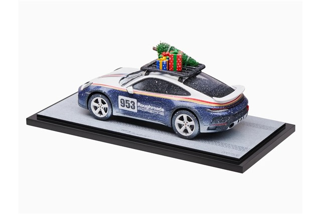 Porsche 911 Dakar (992) Xmas, Limited Edition, multicolor / schwarz, Maßstab 1:18
