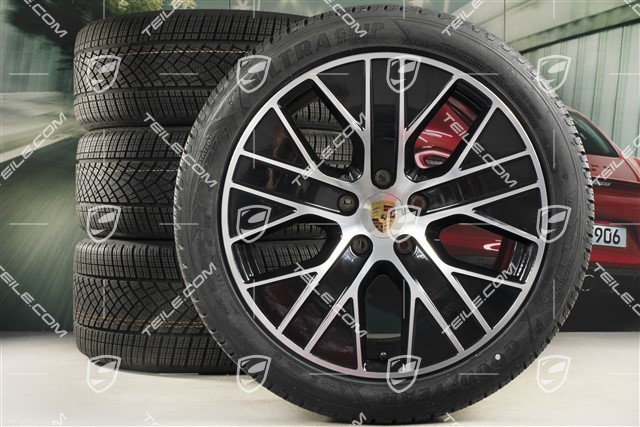 20-inch Turbo Aero winter wheel set, rims 9J x 20 ET54 + 11J x 20 ET60 + NEW Goodyear winter tyres 245/45 R20 + 285/40 R20