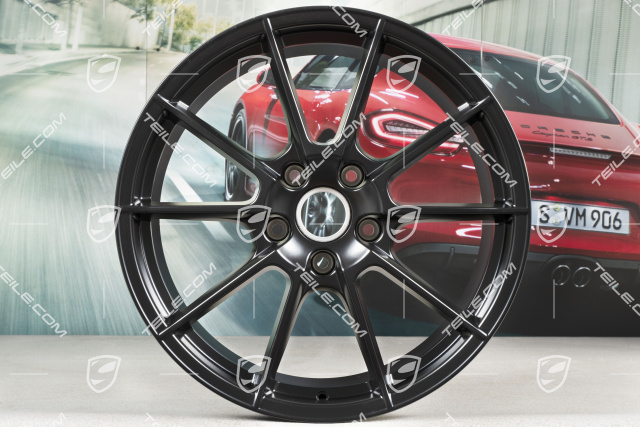 20" Felga "Boxster Spyder", 8,5J x 20 ET57, seidenglanz schwarz matt