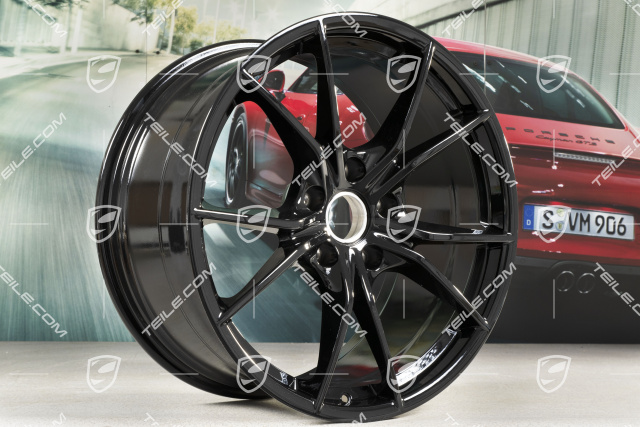 20" Felga Carrera S IV, 10J x 20 ET45, czarny perłowy Jet Black metalik