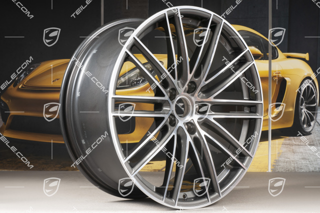 22-inch wheel rim set, Turbo IV, 10J x 22 ET48 + 11,5J x 22 ET61