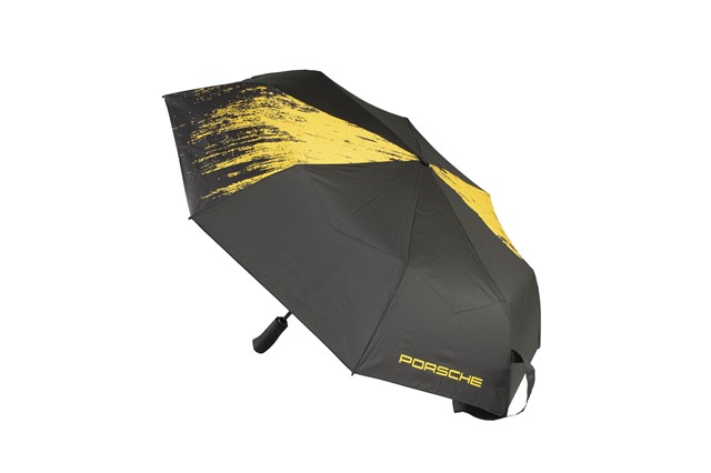 GT4 Clubsport Collection, Pocket Umbrella, black/yellow