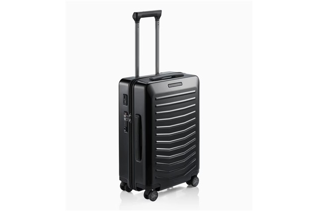 Porsche Design Roadster Hardcase 4W Trolley, schwarz, Größe S, 38 x 55 x 23/27 cm