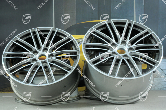 20" Felgensatz 911 Turbo IV, 11,5J x 20 ET56 + 9J x 20 ET51, Titan