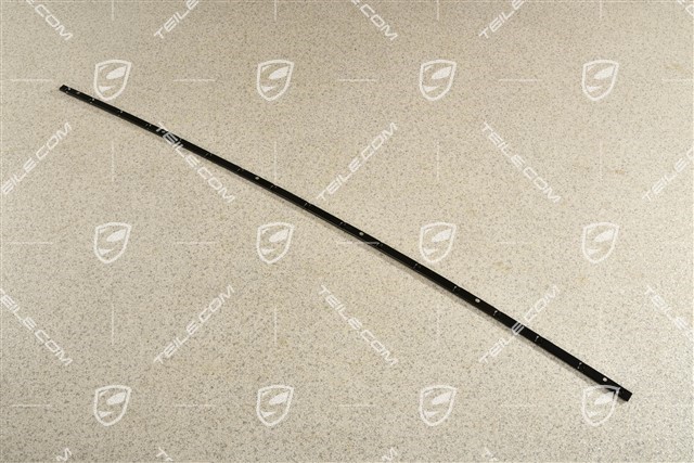 Windshield decorative trim mounting strip / support, A-pillar, L