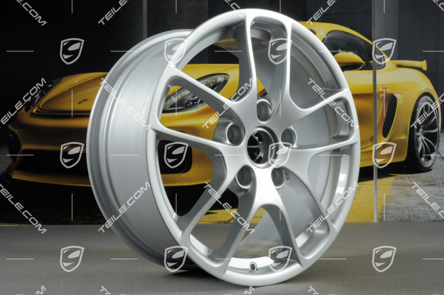 18-inch wheel rim set "Cayman III", 8J x 18 ET57 + 9J x 18 ET47