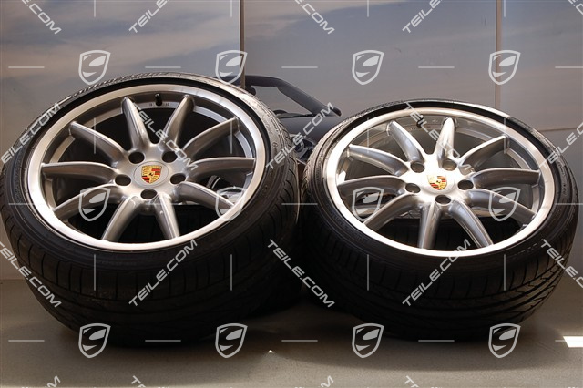 19-inch Carrera Sport summer wheel set, 8,5J x 19 ET55 + 10J x 19 ET42 + tyres