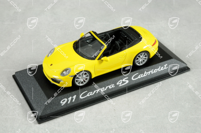 Modellauto Porsche 911 (991) Carrera 4S Cabriolet, 1:43