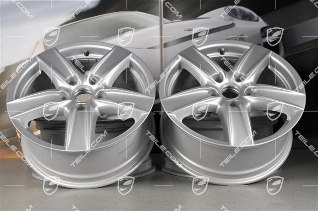 18-inch Cayenne S III wheel set, 8 J x 18 ET 53