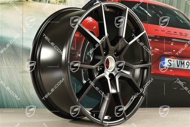 21-inch Rim Sport Turismo GTS, 9,5J x 21 ET60, in black satin-mat