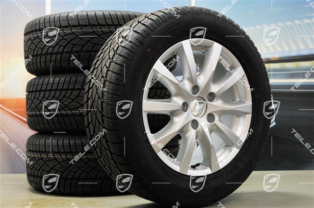 18-inch Cayenne winter wheel set, wheels 8J x 18 ET53 + Dunlop SP Winter Sport 3D tyres 255/55 R18, without TPMS