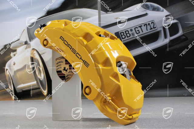 Calliper yellow PCCB, Turbo S, R