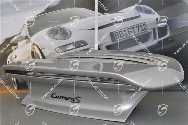 Turbo S rear spoiler, incl. rear bonnet (engine lid), set incl. grille and all attachment parts
