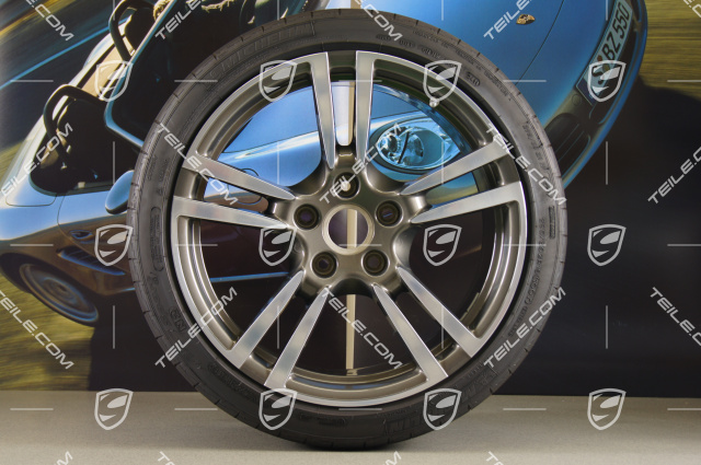 19-inch TURBO II summer wheel set, wheels: 8J x 19 ET57 + 11J x 19 ET67 + tyres: 235/35 ZR19 + 295/30 ZR19, with TPMS