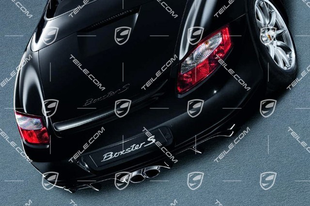 Boxster SportDesign package (2 x lip spoiler + rear spoiler + rear bumper), Carrera GT Look