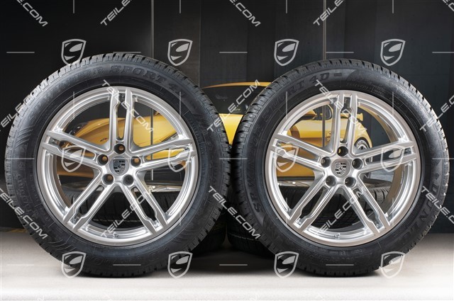 19-inch "Macan Turbo" winter wheels set, rims 8J x 19 ET21 + 9J x 19 ET21, Dunlop winter tyres 235/55 R 19 + 255/50 R 19, with TPMS