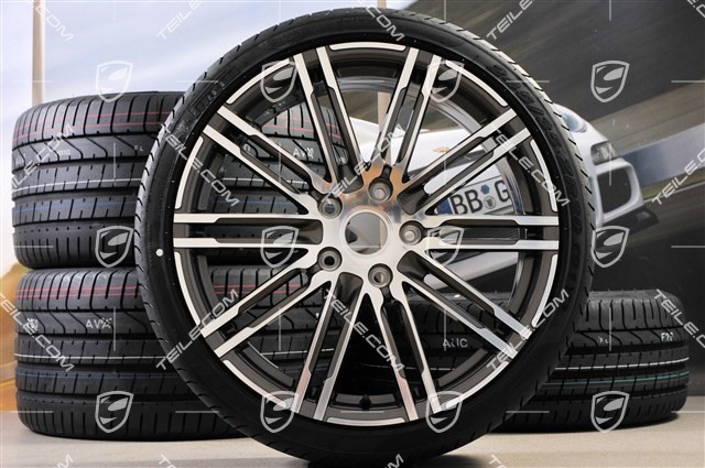 20" Sommerräder Satz 911 Turbo III, Felgen 8,5J x 20 ET51 + 11J x 20 ET52 + Sommerreifen 245/35 ZR20 + 305/30 ZR20