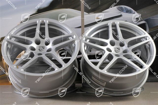 18-inch wheel rim set Macan S, 8J x 18 ET21 + 9J x 18 ET21