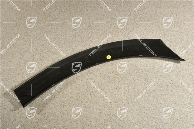 Wide Wheel Arch, Front Wing / Fender moulding, Satin Black, R