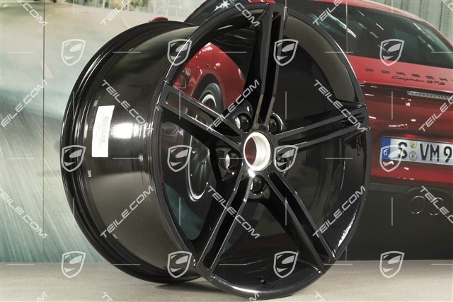 21-inch wheel rim Mission E Design, 11,5J x 21 ET66, Jet Black metalic