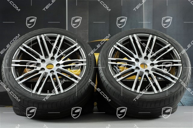 21-inch summer wheels set Turbo III, rims 10Jx21 ET50 + Yokohama summer tyres 295/35R21 without TPMS