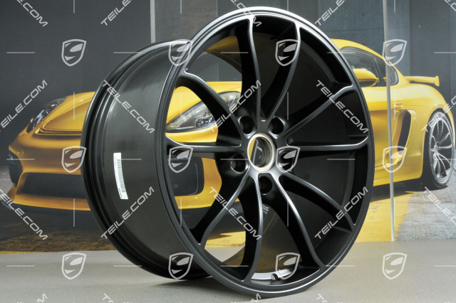 20" GT4 Felgensatz, 8,5J x 20 ET61 + 11J x 20 ET50, black mat